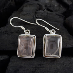 Freya Pink Solitaire Dangle Earrings for Glam Look