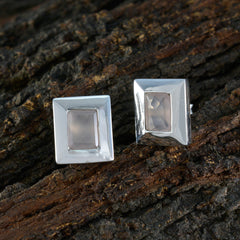 Lorena Pink Solitaire Stud Earrings for Everyday Glam