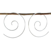 Mariana Plain Silver Earrings India for Elegant Style Plain Gray Dangle