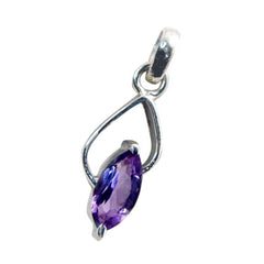 Laura Purple Abstract Pendant Jewelry for Everyday Style