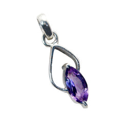 Laura Purple Abstract Pendant Jewelry for Everyday Style