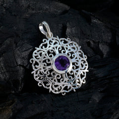 Natalia Purple antique Dainty Pendant