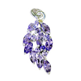 Noelia Purple Cocktail Pendant for Stunning Fashion Amethyst Purple Purple