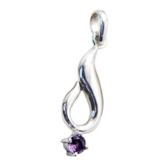 Julieta Purple Cocktail Pendant - Stunning Silver Design