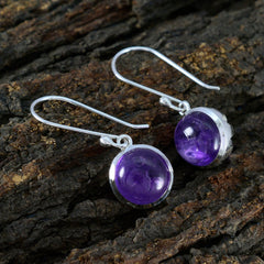 Dayana Purple Dangle Earrings - Stylish & Elegant