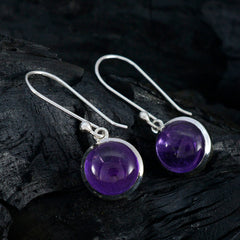 Dayana Purple Dangle Earrings - Stylish & Elegant