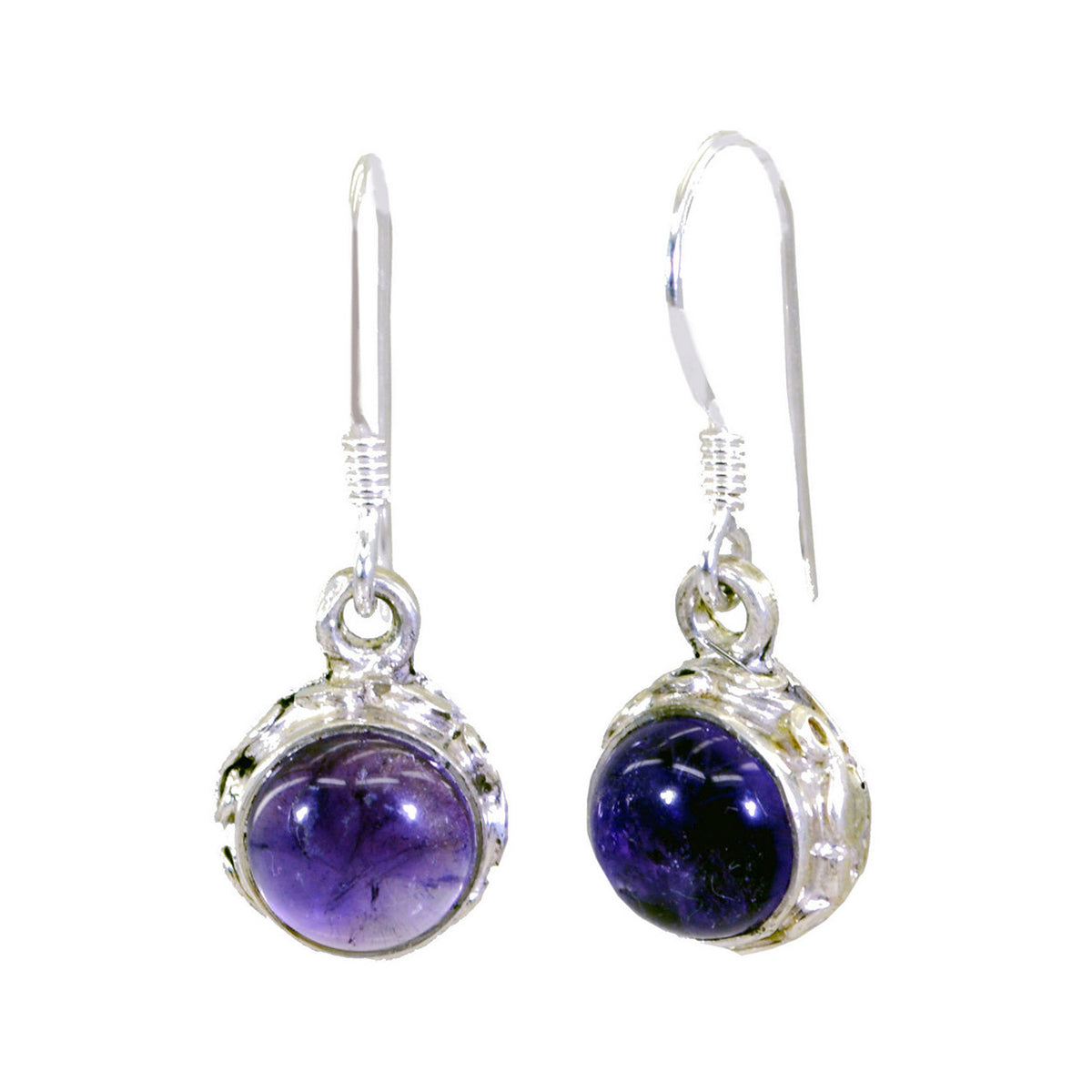 Soo-jin Purple Dangle Earrings for Everyday Glam Amethyst Purple Dangle