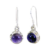 Soo-jin Purple Dangle Earrings for Everyday Glam Amethyst Purple Dangle