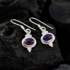 Nari Purple Dangle Earrings for Stylish Statement