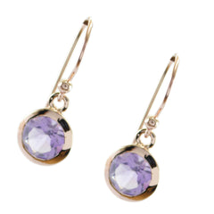 Mathilde Purple Dangle Earrings for Everyday Glam