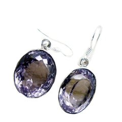 Aria Purple Dangle Earrings - Glamour for Every Occasion