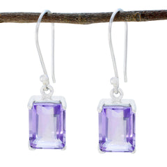 Mathilde Purple Dangle Earrings for Stylish Looks Amethyst Purple Dangle