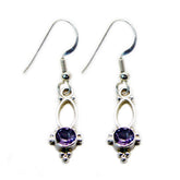 Clara Purple Dangle Earrings for Everyday Glam Amethyst Purple Dangle