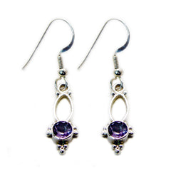 Clara Purple Dangle Earrings for Everyday Glam Amethyst Purple Dangle