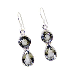 Grace Purple Dangle Earrings in Stunning Gemstone Design