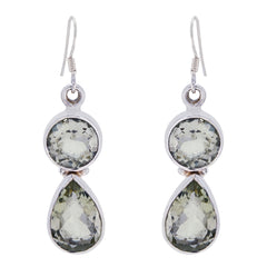 Grace Purple Dangle Earrings in Stunning Gemstone Design Amethyst Purple Dangle