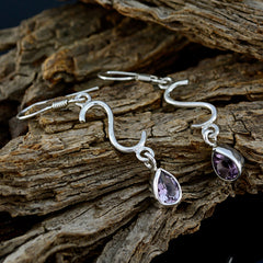 Isla Purple Dangle Earrings for Everyday Glam