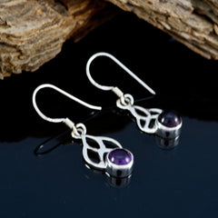 Layla Purple Dangle Earrings for Everyday Glam