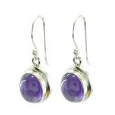 Seo-yeon Purple Dangle Earrings for Everyday Glam Amethyst Purple Dangle
