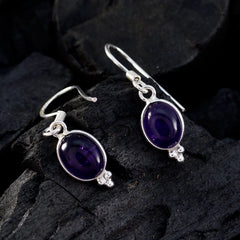 Sofía Purple Dangle Earrings for Everyday Glam