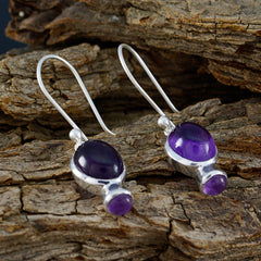 Daniela Purple Dangle Earrings for Glam Fashion