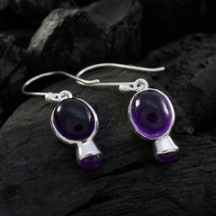 Daniela Purple Dangle Earrings for Glam Fashion