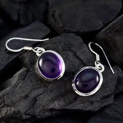 Ying Purple Dangle Earrings - Stylish Gemstone Jewelry