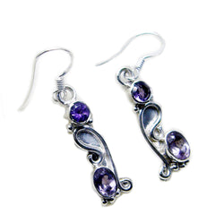 Addison Purple Dangle Earrings for Stylish Vibes