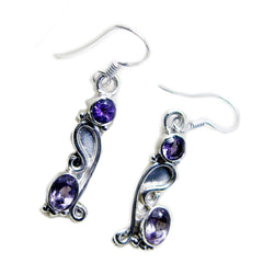 Addison Purple Dangle Earrings for Stylish Vibes