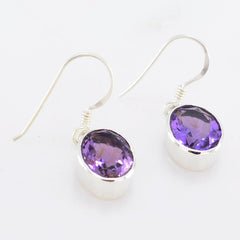 Claire Purple Dangle Earrings for Everyday Glam