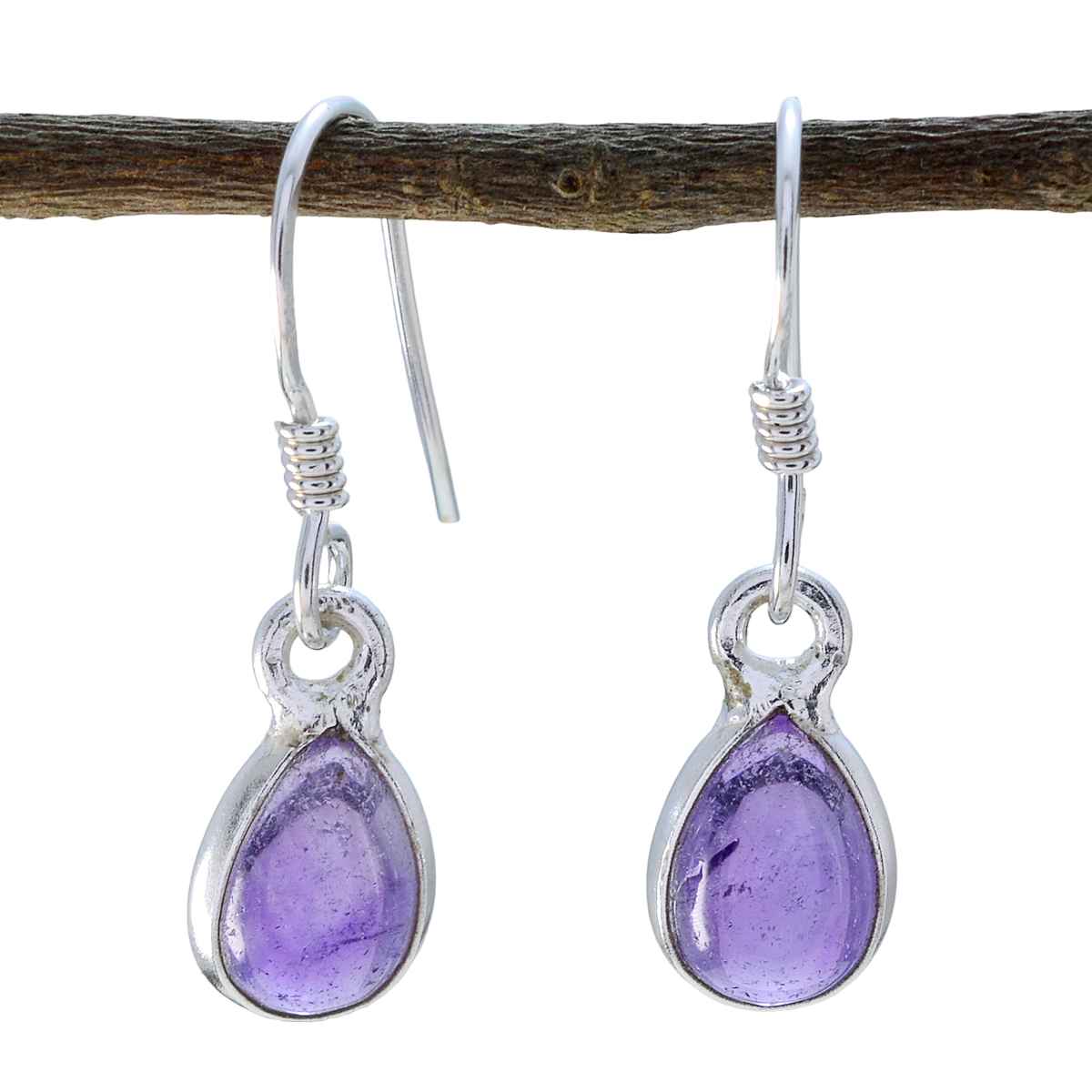 Hanna Purple Dangle Earrings for Everyday Glam Amethyst Purple Dangle