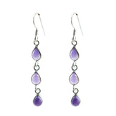 Hina Purple Dangle Earrings - Stylish Jewelry for Every Occasion Amethyst Purple Dangle