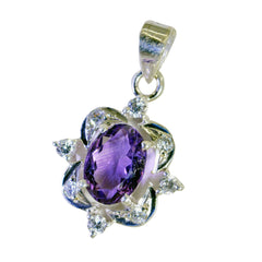 Zoe Purple Featherlight Pendant - Elegant Gemstone Jewelry