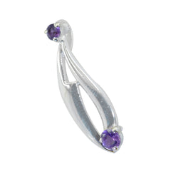 Riley Purple Featherlight Pendant for Everyday Glam