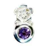 Constanza Purple Featherlight Pendant for Everyday Glam Amethyst Purple Purple