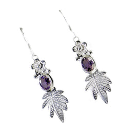 Paula Purple Featherlight Stud Earrings for Stylish Vibes