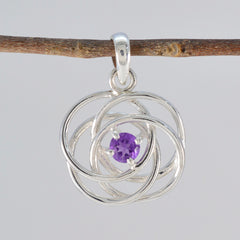 Teresa Purple Filigree Pendant for Everyday Glam