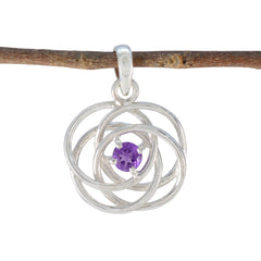 Teresa Purple Filigree Pendant for Everyday Glam Amethyst Purple Purple