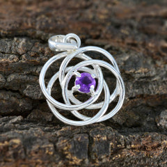 Teresa Purple Filigree Pendant for Everyday Glam