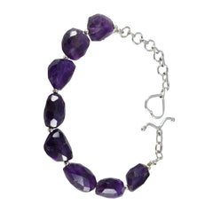Victoria Purple Gemstone Bracelet - Stylish & Unique