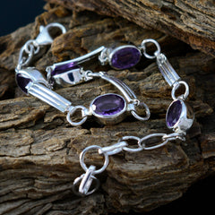 Aria Purple Gemstone Bracelet for Everyday Glam