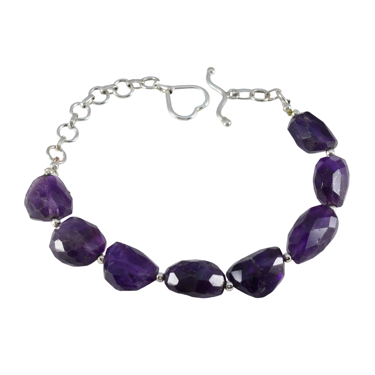 Victoria Purple Gemstone Bracelet - Stylish & Unique Amethyst Purple