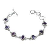 Teresa Purple Gemstone Bracelet for Everyday Elegance Amethyst Purple