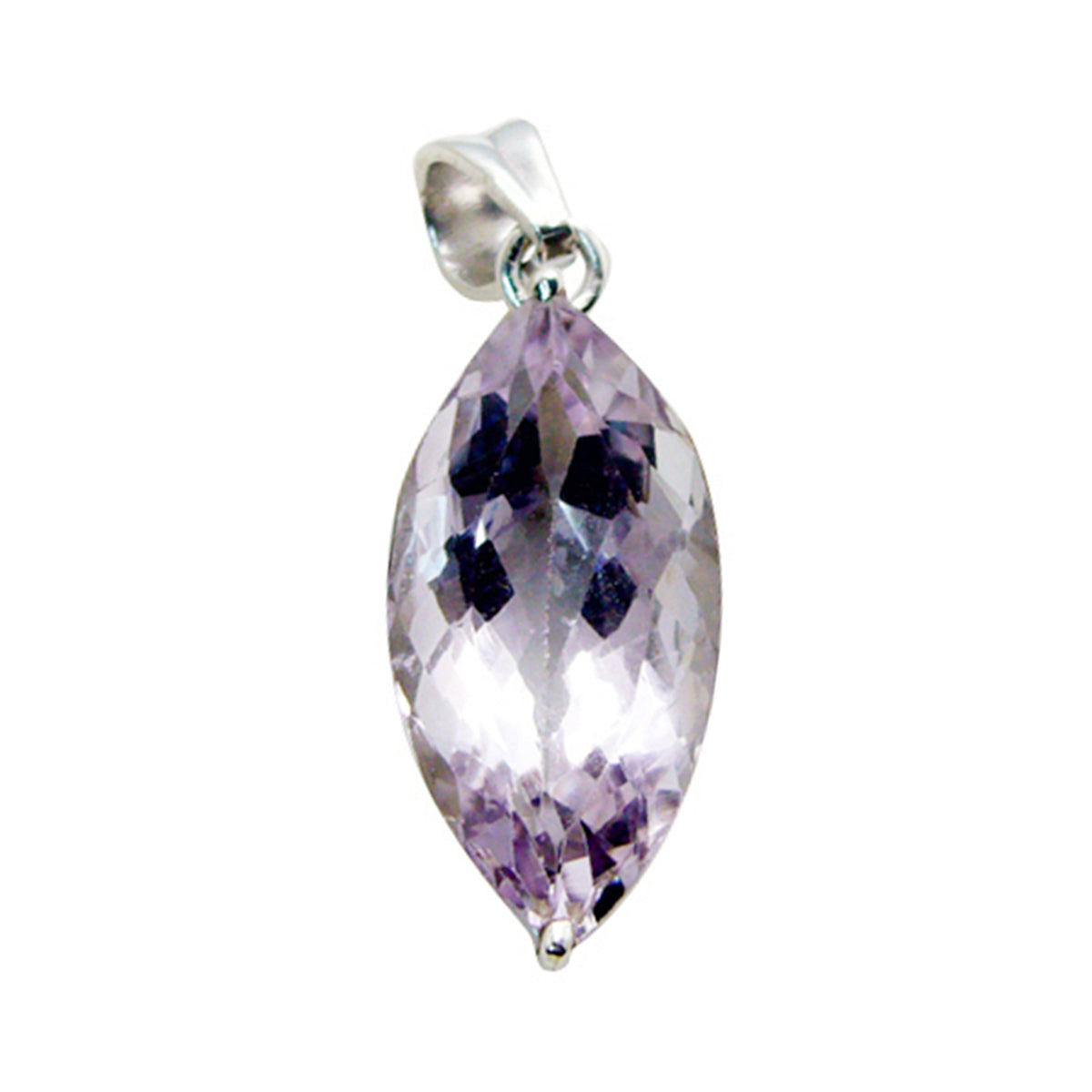 Luisa Purple Gemstone Pendant for Everyday Glam Amethyst Purple Purple