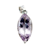 Luisa Purple Gemstone Pendant for Everyday Glam Amethyst Purple Purple
