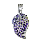 Mila Purple Gemstone Pendant Necklace for Elegance Amethyst Purple Purple