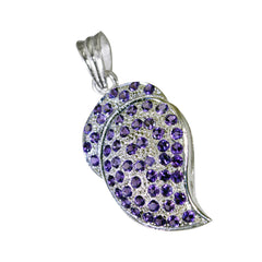 Mila Purple Gemstone Pendant Necklace for Elegance