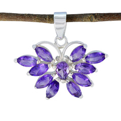 Eliza Purple Gemstone Pendant Online for Glam Style