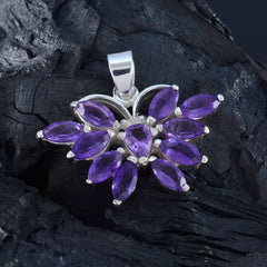 Eliza Purple Gemstone Pendant Online for Glam Style
