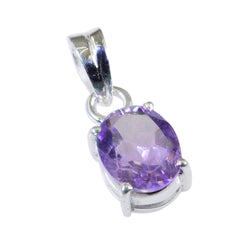 Milagros Purple Gemstone Pendant for Everyday Glam